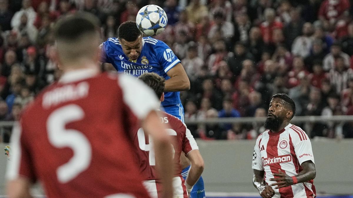 Champions League: Olympiacos - Real Madrid, en imágenes.