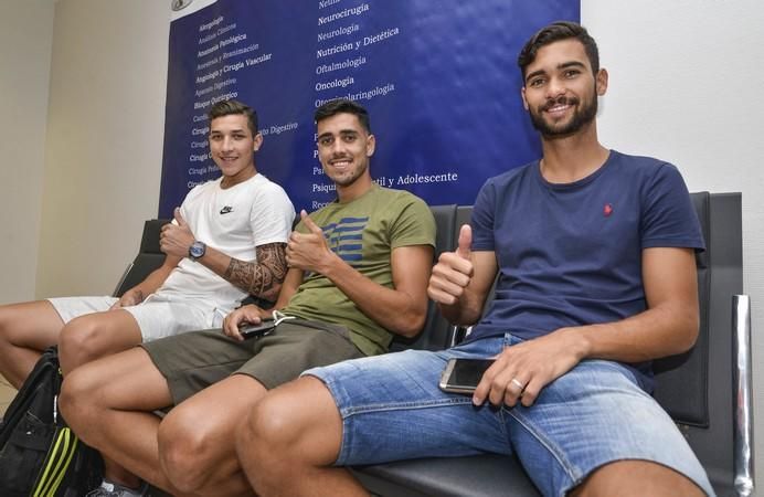 LAS PALMAS DE GRAN CANARIA A 04/07/2017. Reconocimiento médico de los jugadores de la UD Las Palmas en la clínica Perpetuo Socorro para la temporada 2017-18. FOTO: J.PÉREZ CURBELO