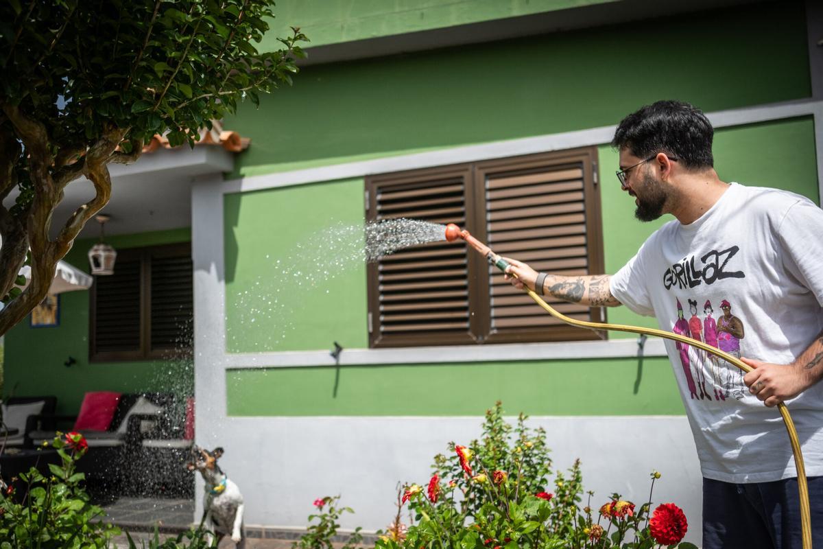 Los 1.200 habitantes de Las Mercedes viven el calor extremo