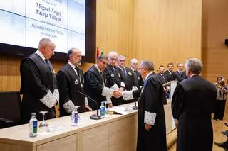 Miguel Ángel Pareja se compromete a seguir abriendo la justicia a la ciudadanía en su toma de posesión como presidente de la Audiencia