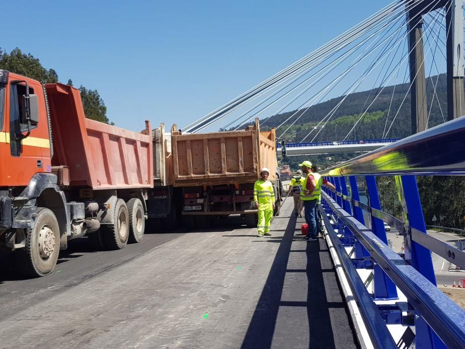 Exitosa prueba de carga en el viaducto de Rande