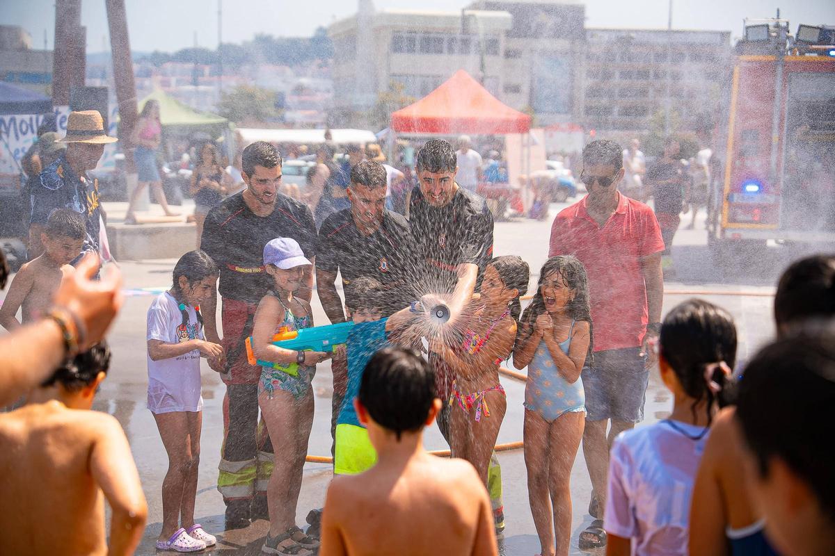 Manguerazo solidario en Bozuas para visibilizar la esclerosis múltiple