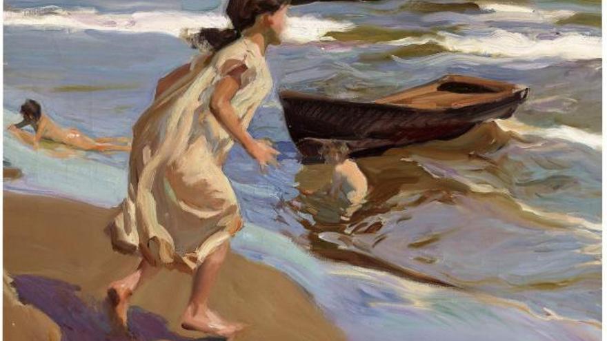 ´Niña entrando en el baño´, de Sorolla