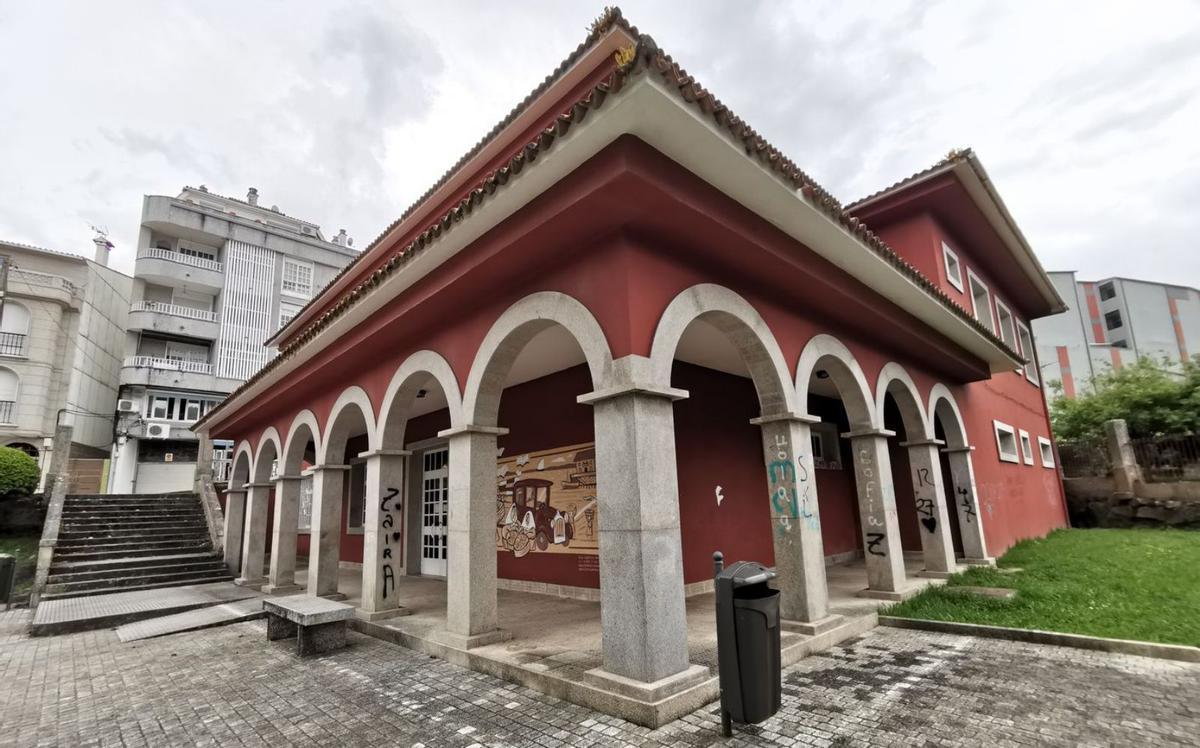 Imagen de la biblioteca Torrente Ballester de Bueu.   | // SANTOS ÁLVAREZ