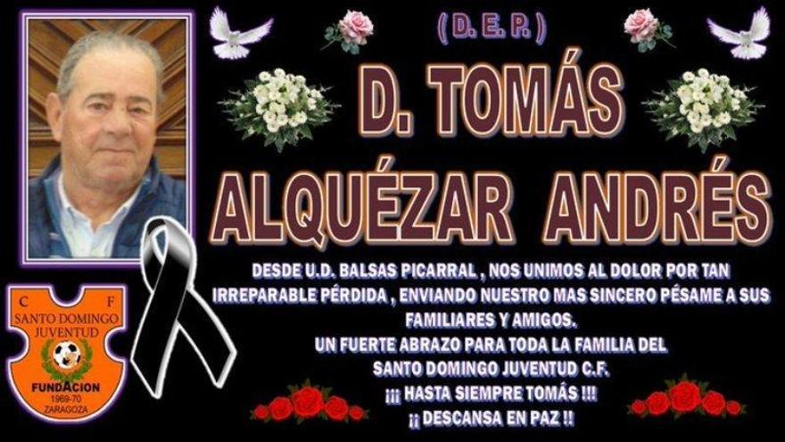 Fallece Tomás Alquézar, presidente del Juventud