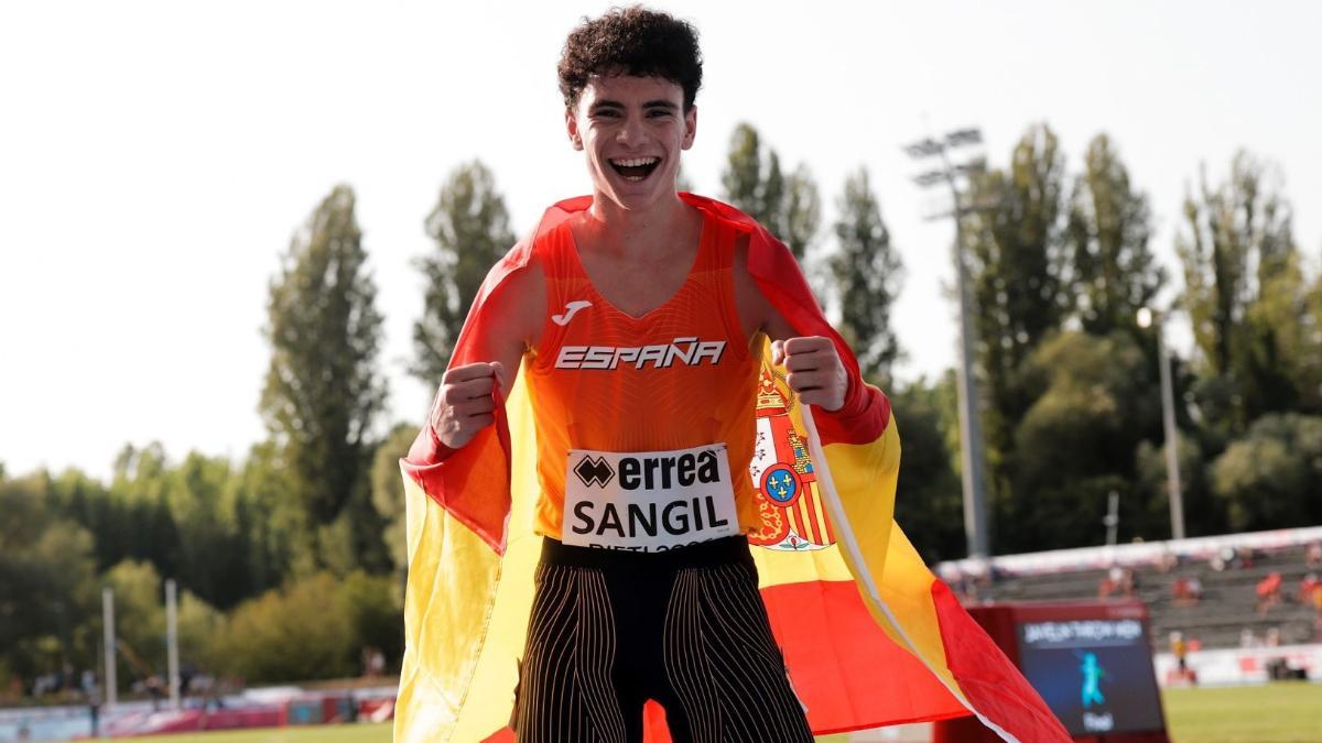 Àlex Sangil conquistó un valioso bronce en 1.500