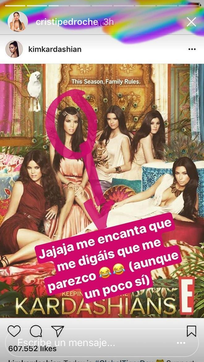 El parecido de Cristina Pedroche con las Kardashian