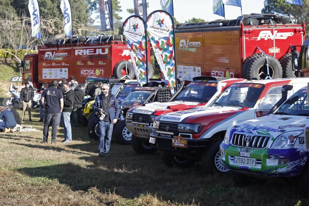 Presentació de l'equip FN Speed Team que participarà al ral·li Dakar