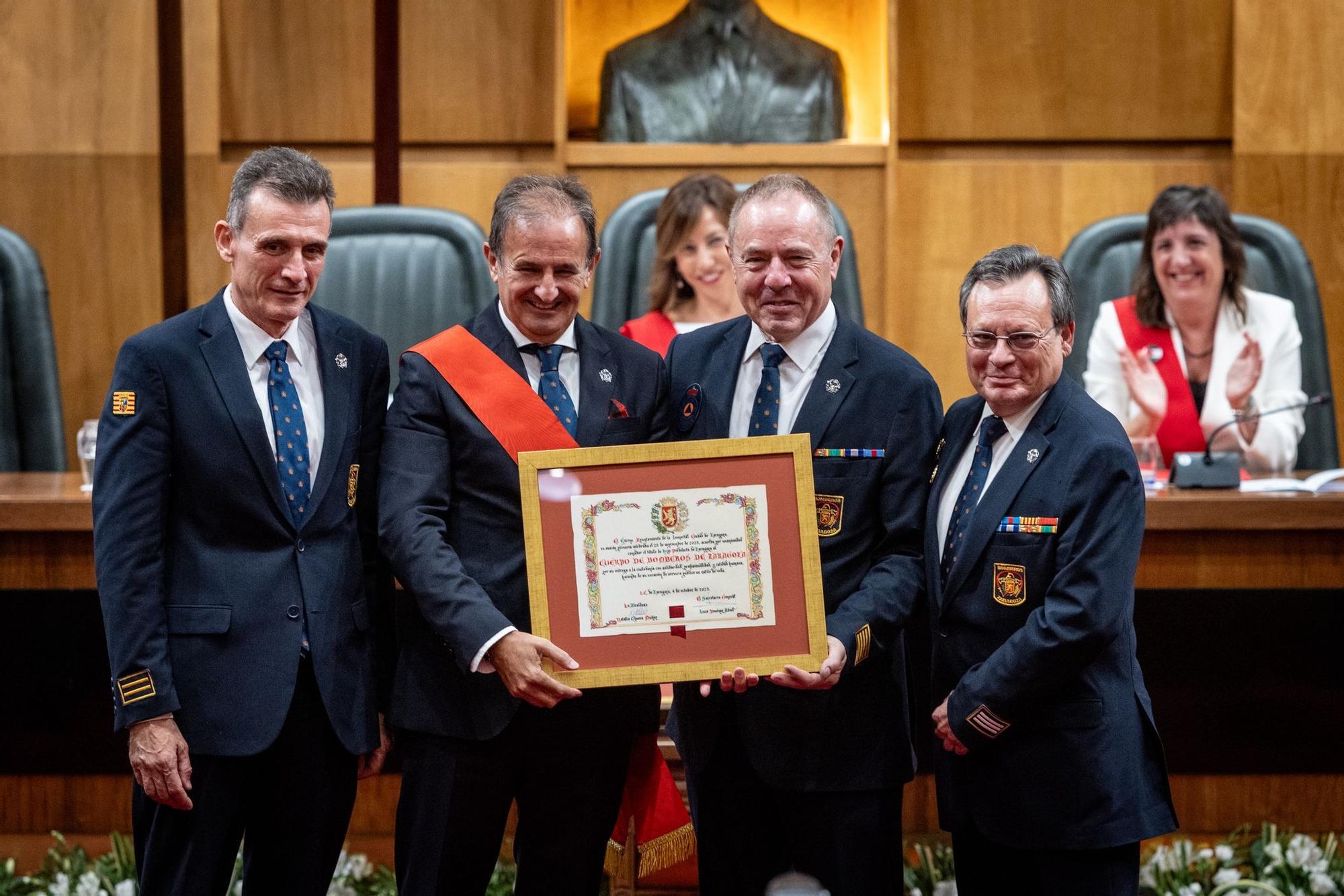 En imágenes | Zaragoza reconoce a sus 'hijos' predilectos