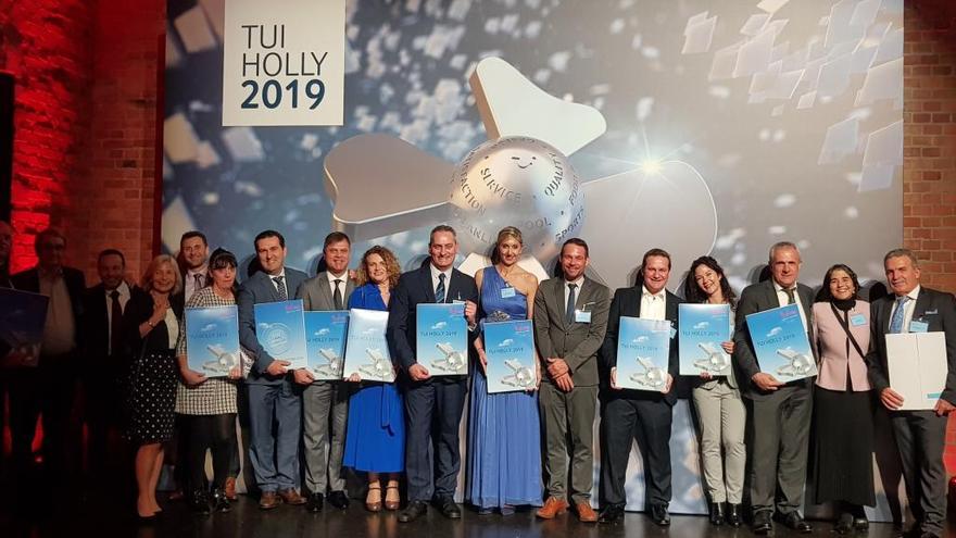 Doce hoteles de Mallorca reciben en Berlín los premios Tui Holly Awards 2019