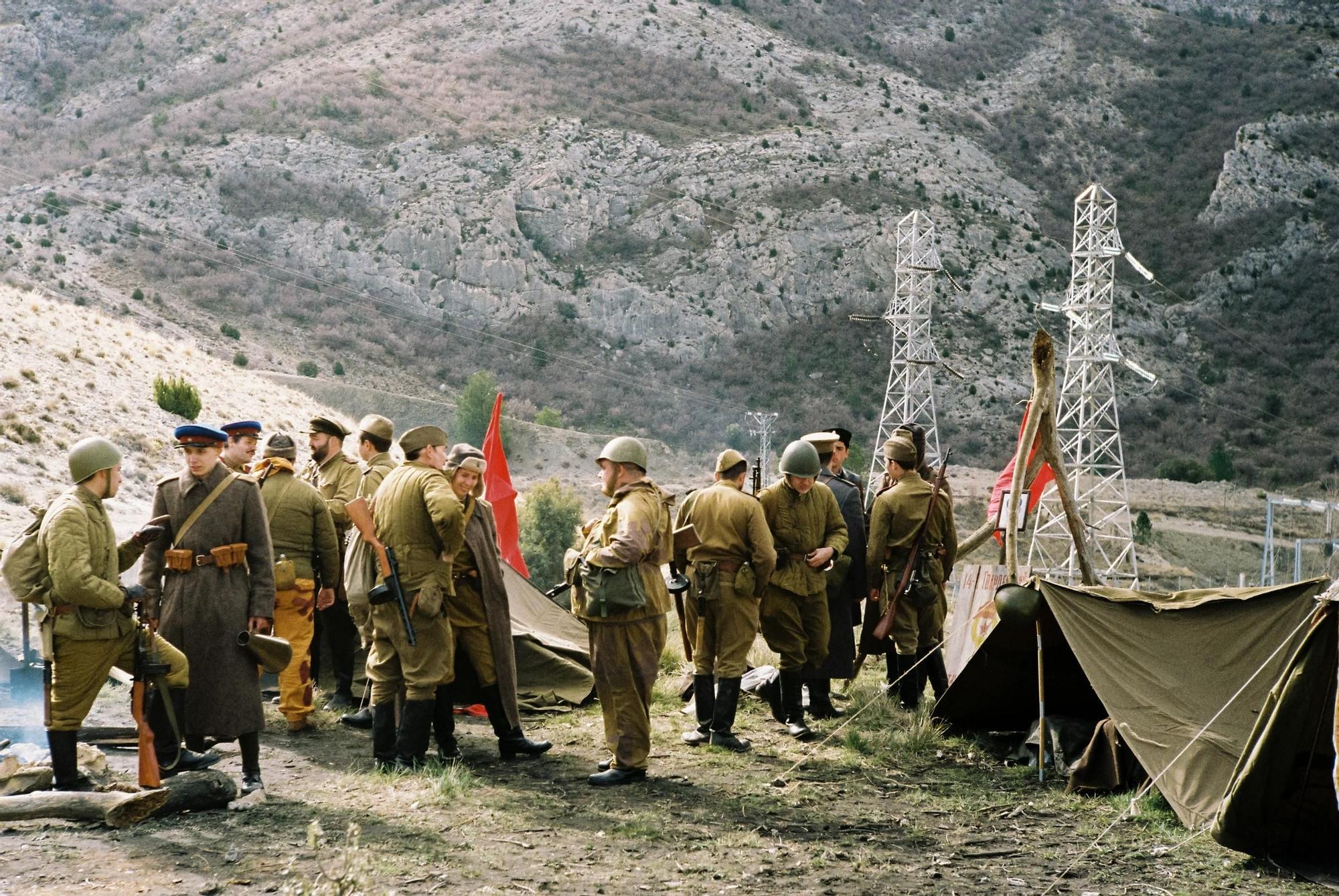 Recreadores de guerra del bando soviético, I y II Guerra Mundial