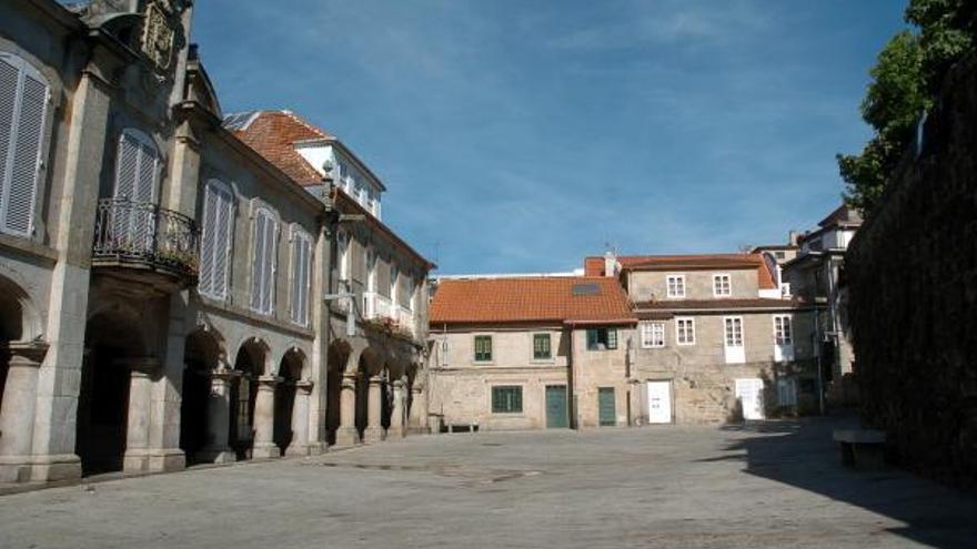 Plaza da Pedreira en Pontevedra.