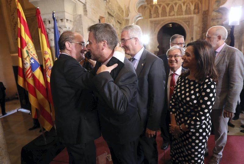 Toma de posesión de Javier Lambán como presidente de Aragón