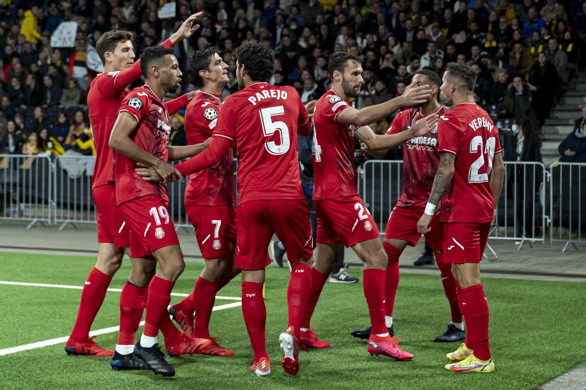 Las mejores imágenes del Young Boys - Villarreal CF de Champions League