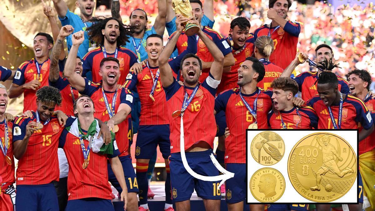 Las monedas que podrás coleccionar tras ganar el Mundial.