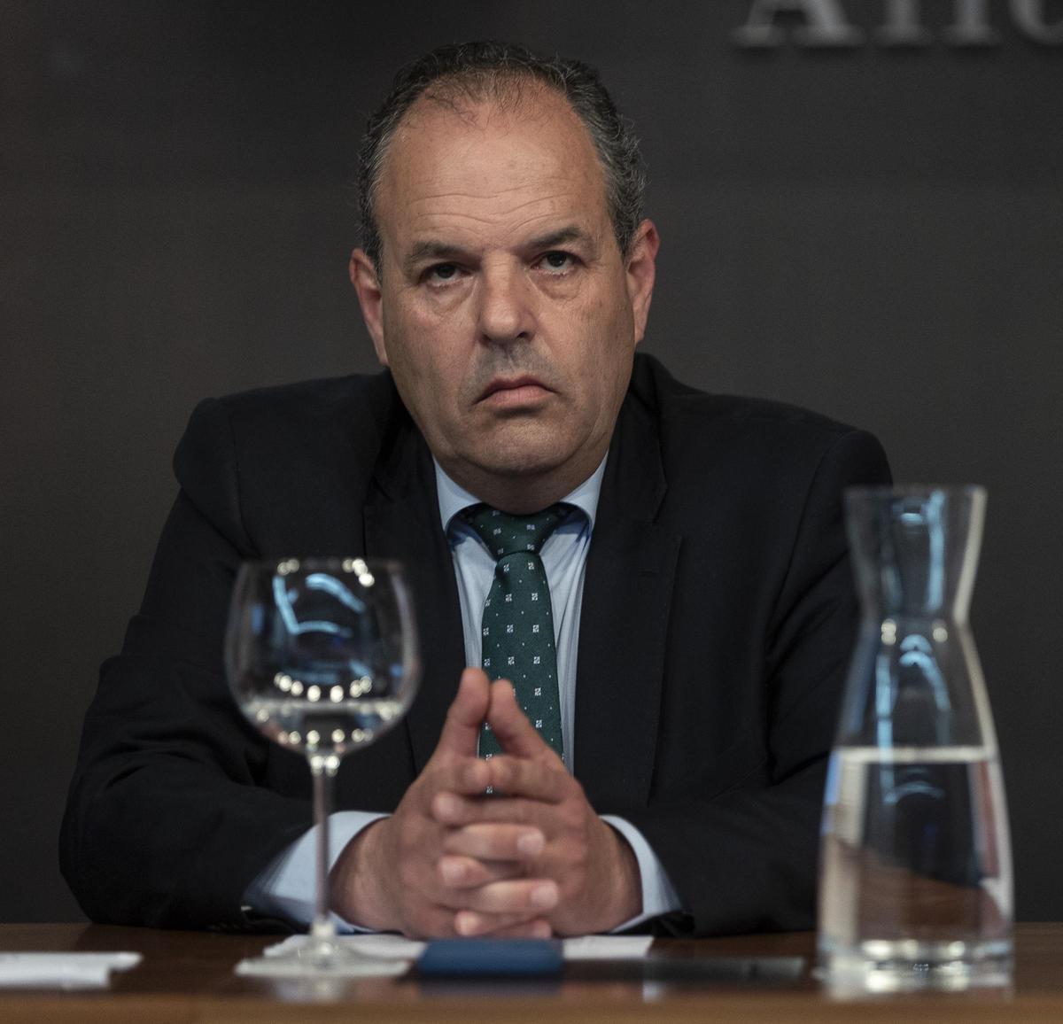 El presidente de la Cámara de Comercio de Alicante y de Facpyme, Carlos Baño