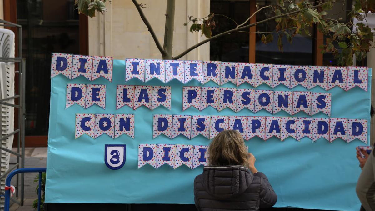 Actividades en el Día Internacional de la Discapacidad este miércoles en Alicante