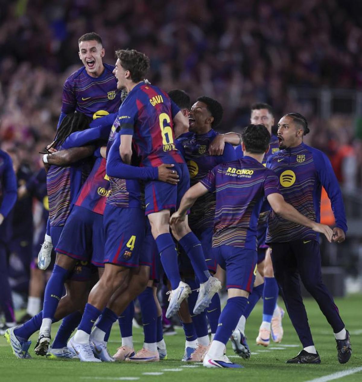Barça gana la liga frente al Madrid