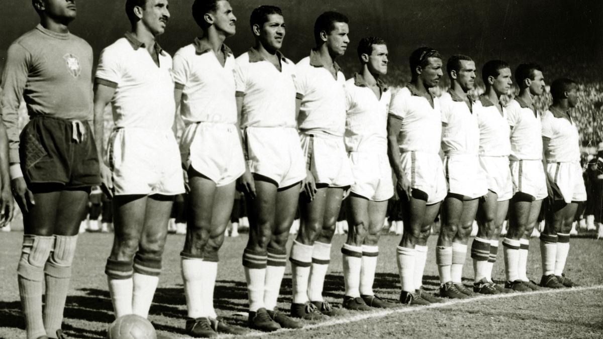 Brasil perdió la final de 1950 con camiseta blanca