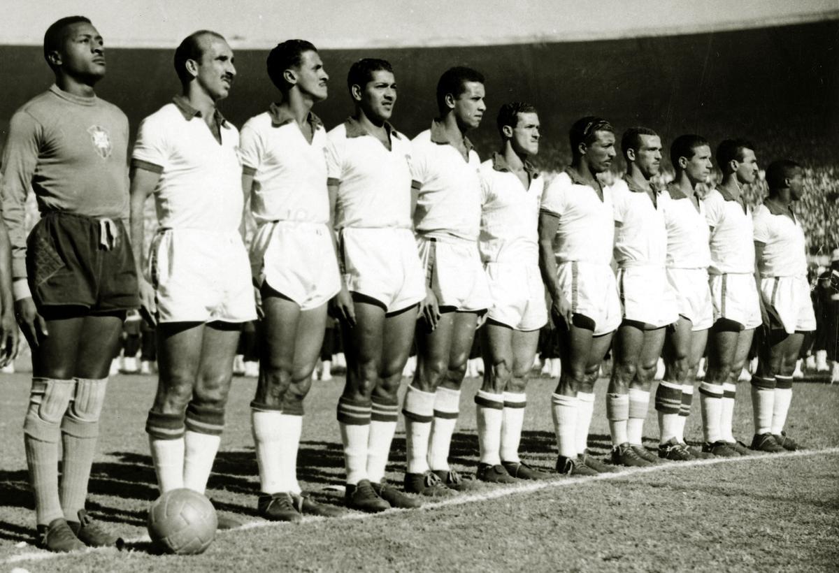 Brasil perdió la final de 1950 con camiseta blanca