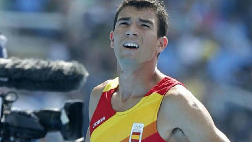 L&#039;atleta palamosí Adel Mechaal.