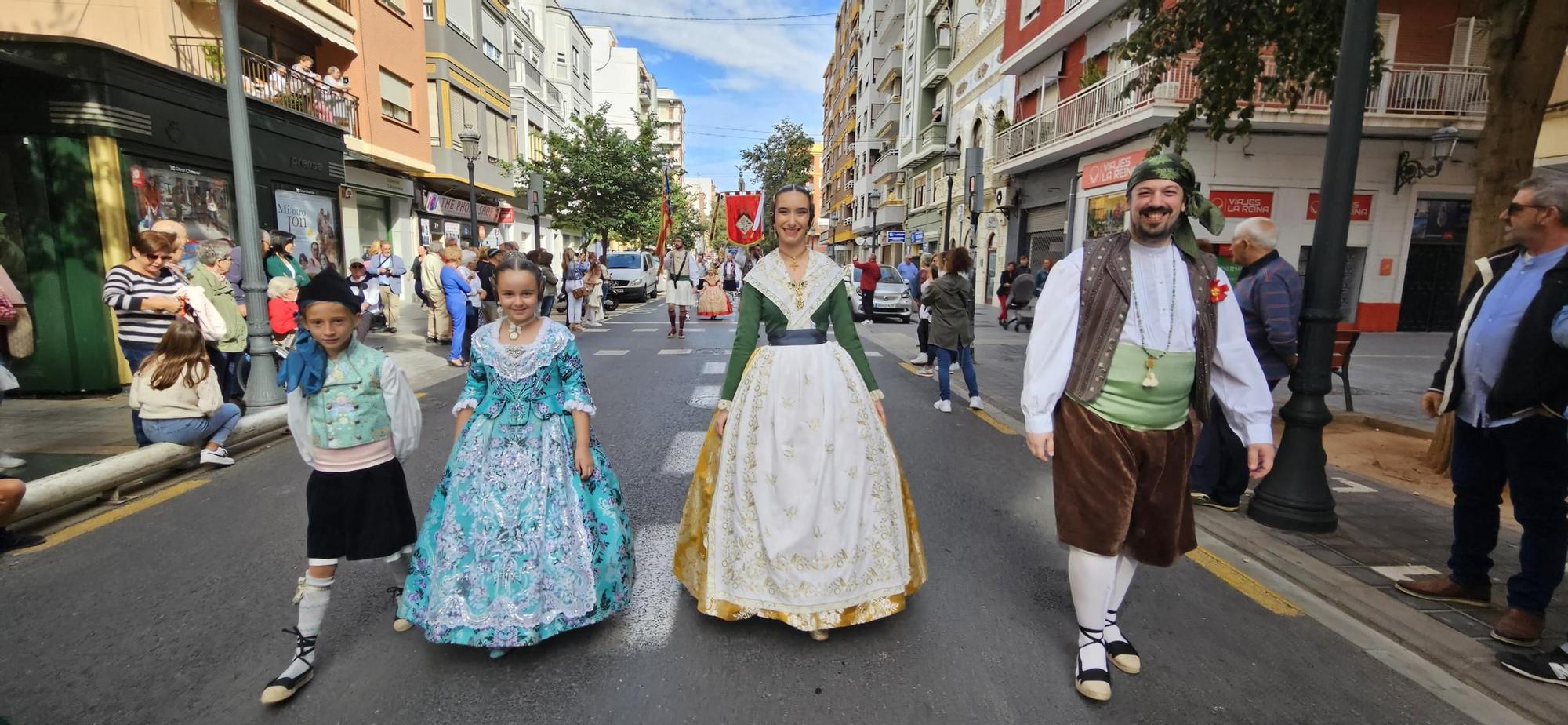 Las comisiones el Marítim, protagonistas en el Homenaje a la Senyera