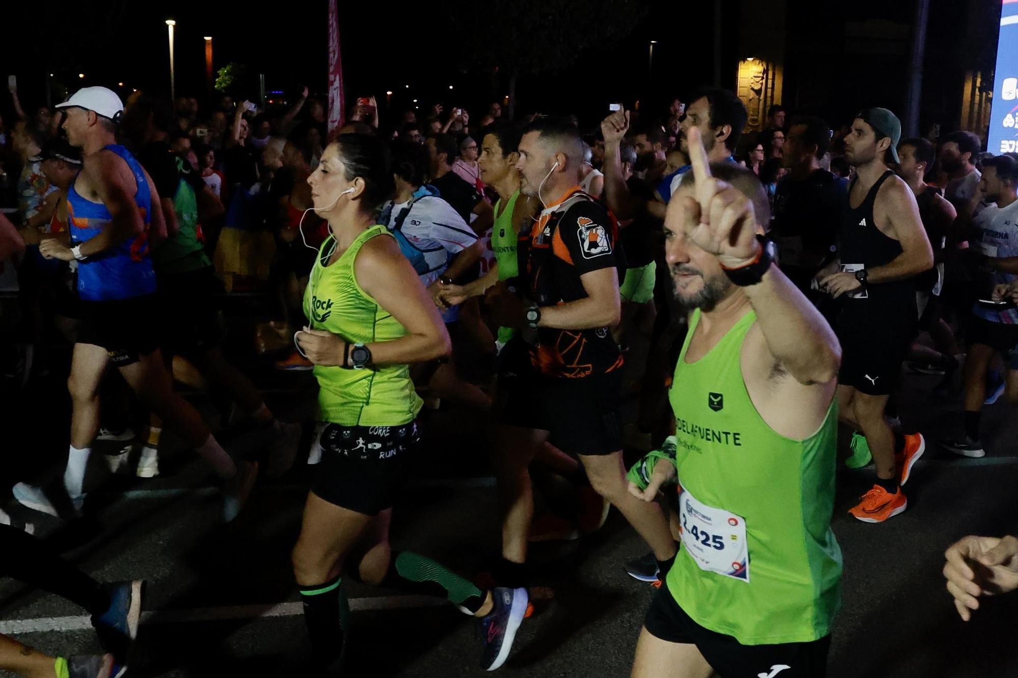 Más de 9.000 participantes toman la salida de la 15K Nocturna Valencia 2023