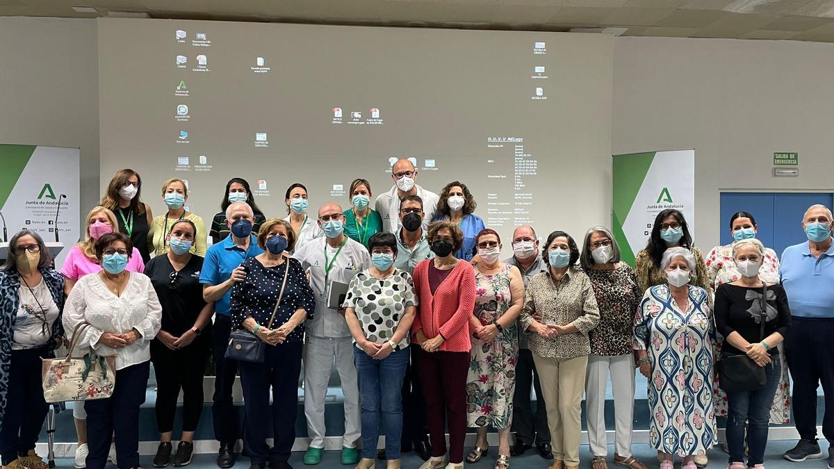 Profesionales y pacientes de asma en la Jornada organizada por el Hospital Clínico