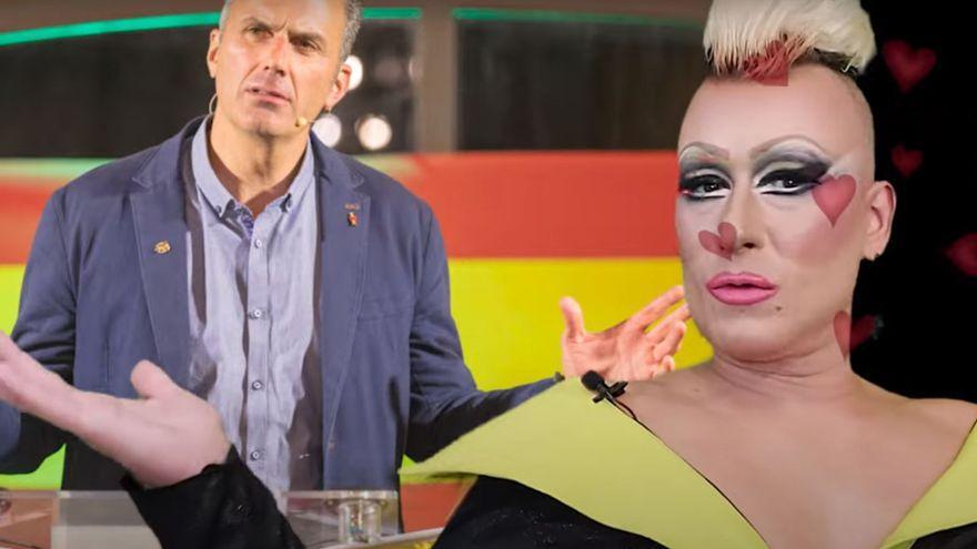 Madame Perlán, la drag queen de Alicante que defiende a Vox. INFORMACIÓN