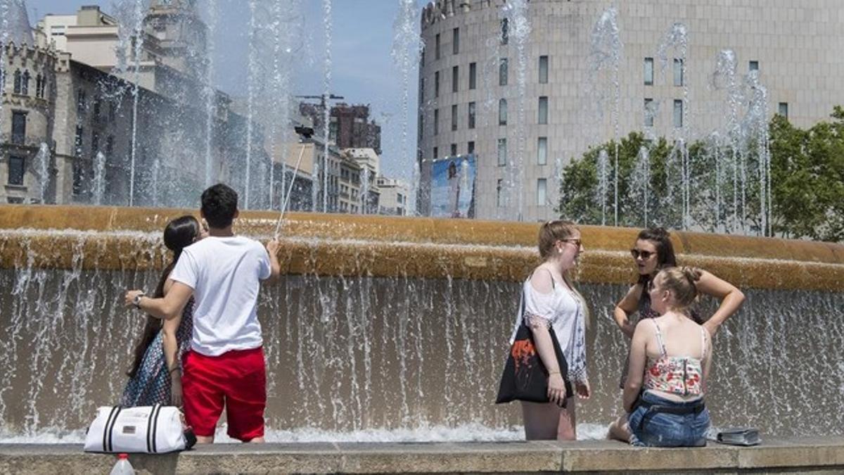 ola de calor en barcelona