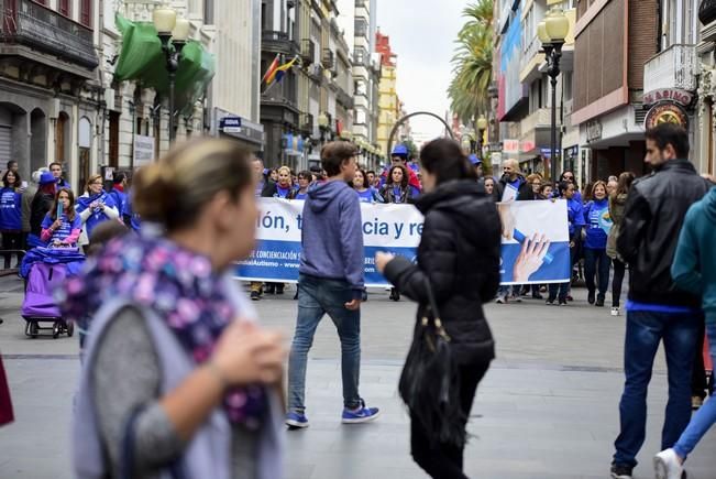 Marcha azul para celebrar el Dia Mundial de ...