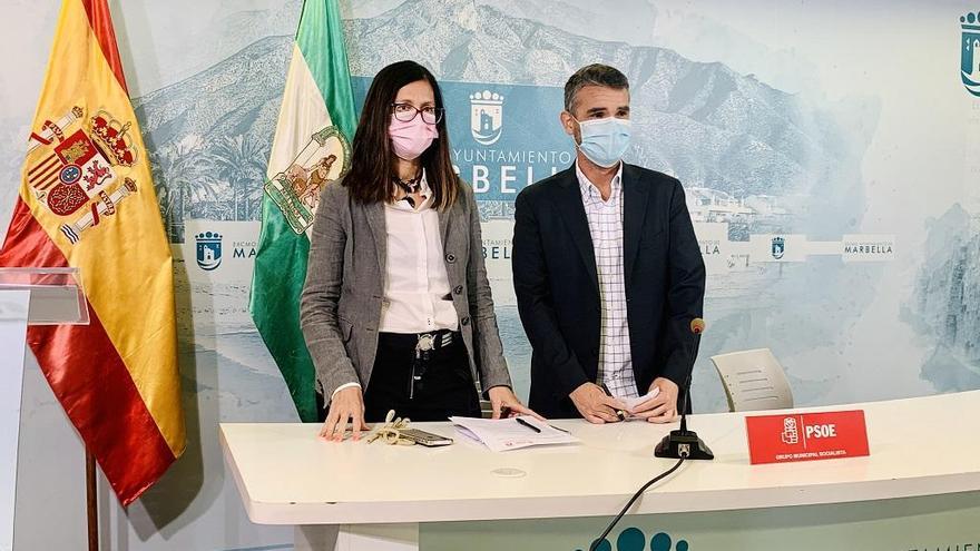 Isabel Pérez y José Bernal, en una comparecencia conjunta.