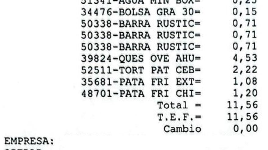 Los bomberos que vigilaban el Poyo el 29-O muestran el ticket de la comida para desmentir al jefe de la emergencia