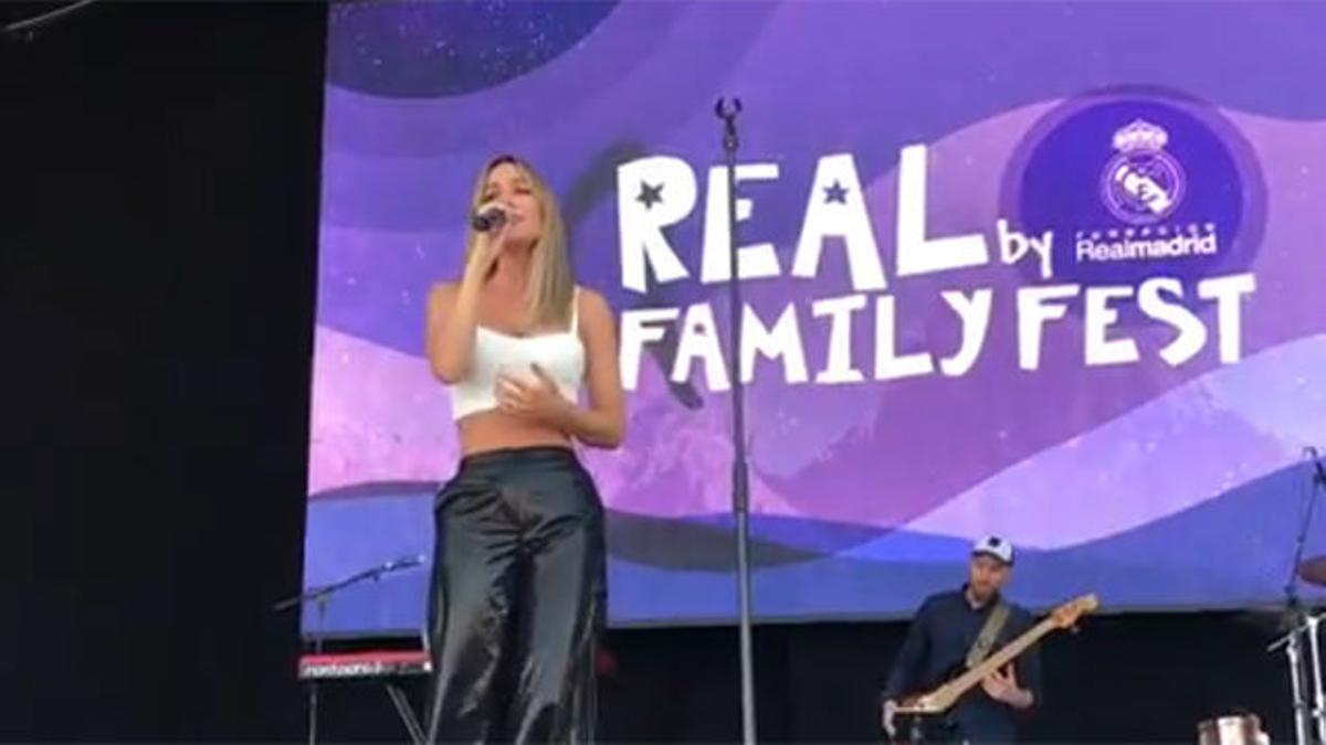 Edurne canta en el Real Family Fest
