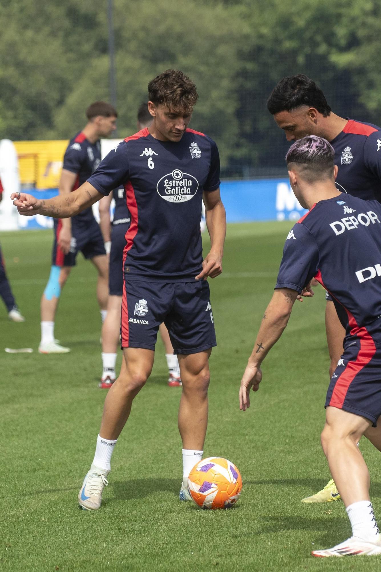 El Dépor empieza a preparar sin Eddahchouri su visita a Zaragoza