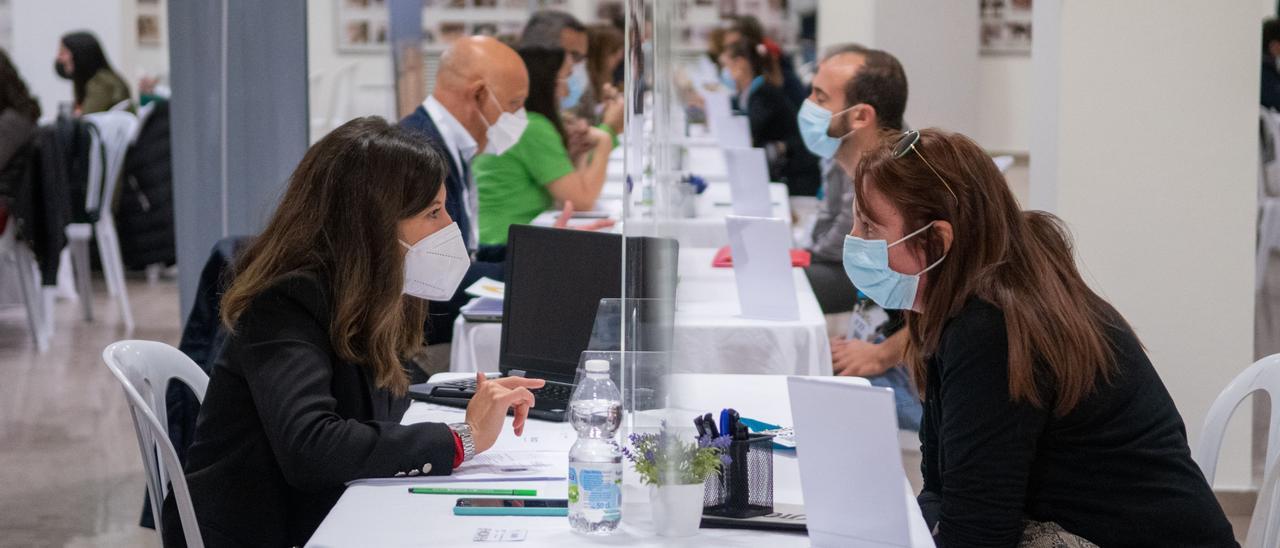 Entrevistas de trabajo en el Work Forum de Castellón.