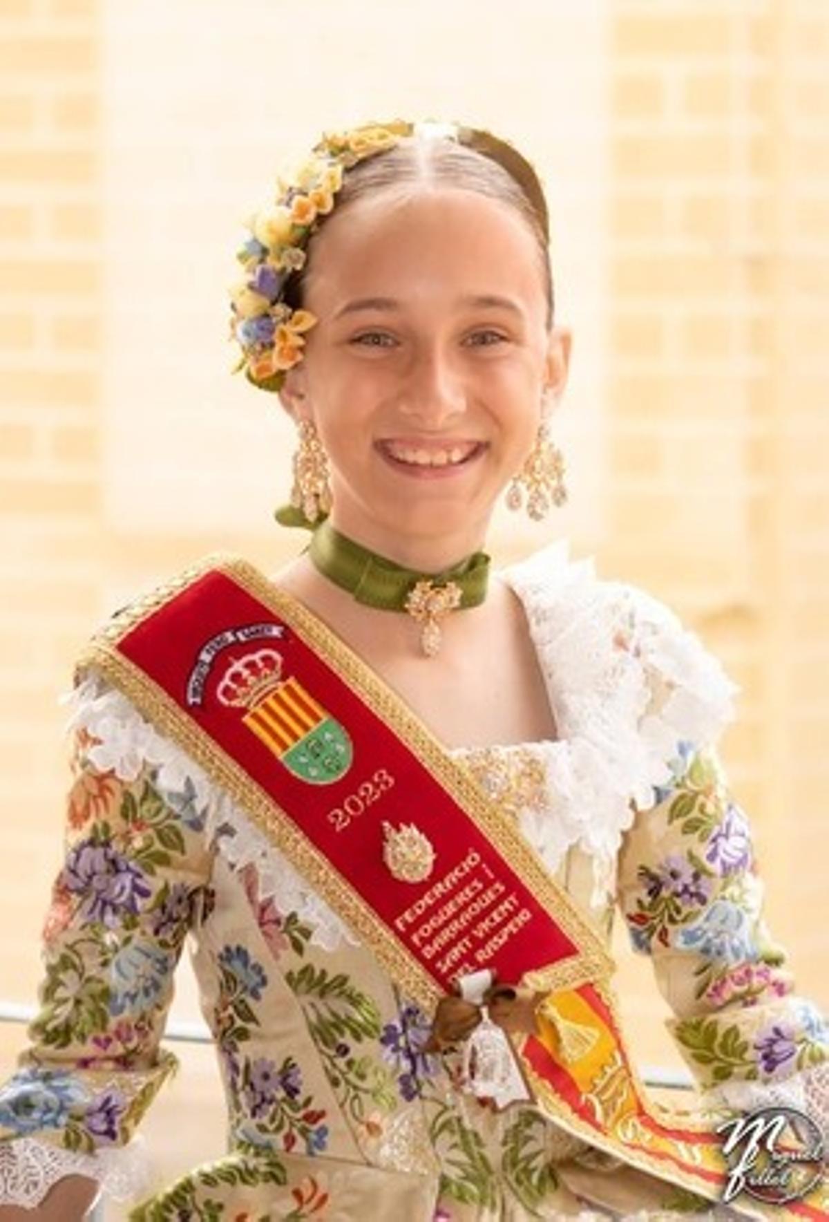 Emma Samper es la Bellea del Foc Infantil.