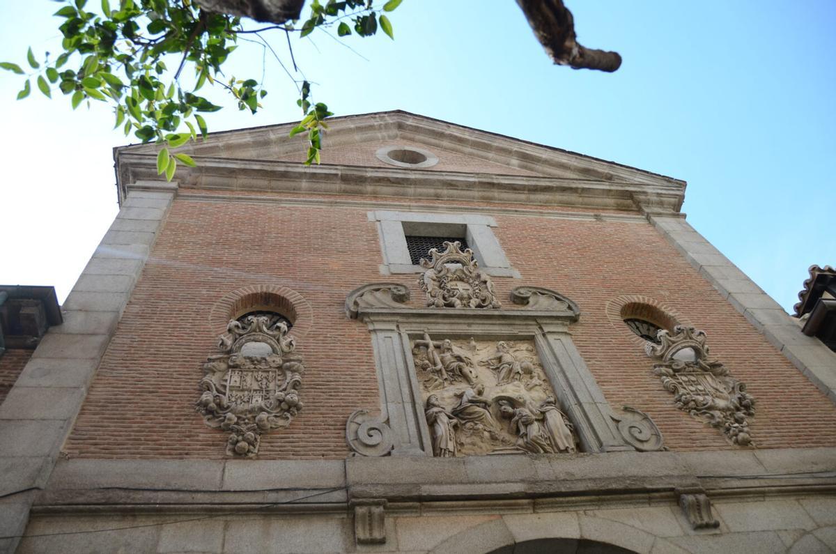 Fachada del Convento de las Trinitarias, donde está enterrado Miguel de Cervantes.