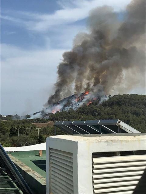 Incendio en Sant Antoni