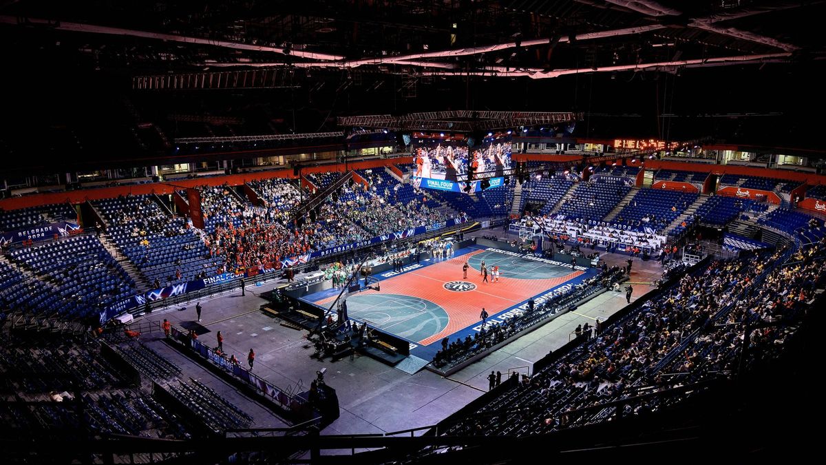 El Belgrado Arena tuvo un ambiente muy pobre.