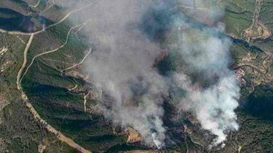 En libertad con cargos el detenido, de 63 años, por el incendio en Las Hurdes