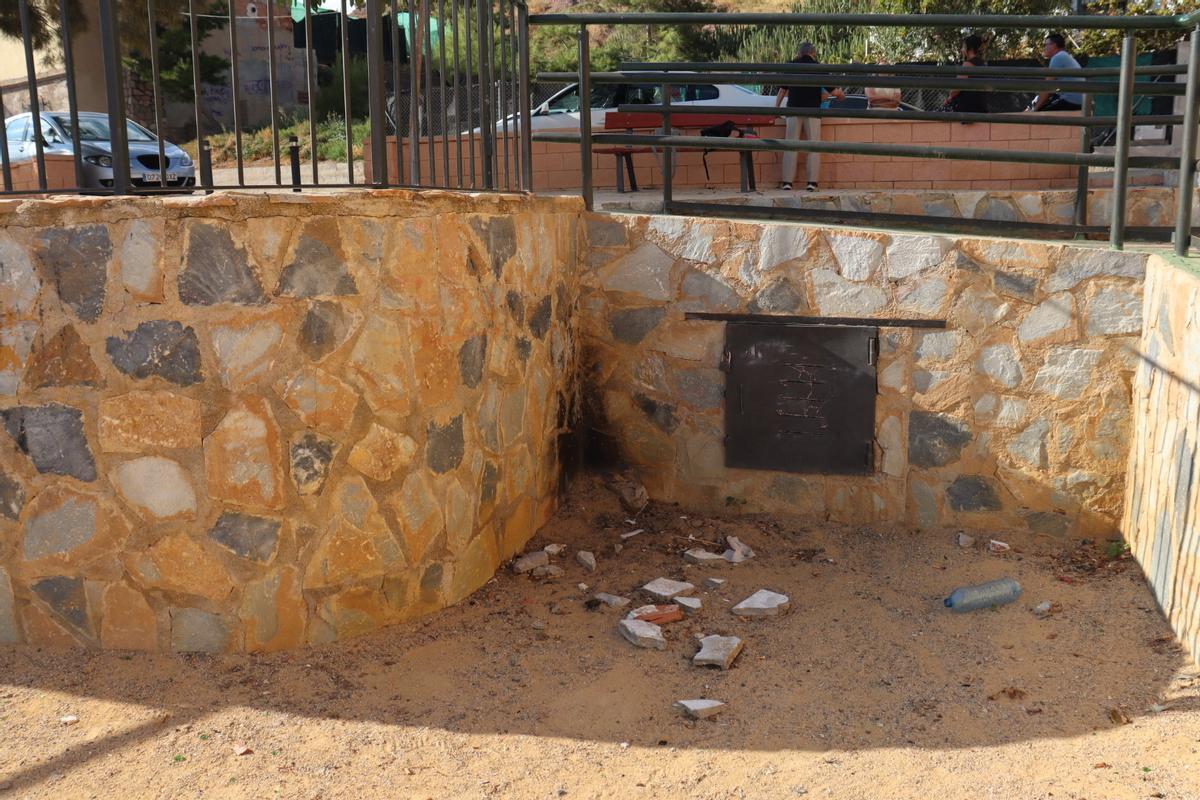 Estado actual del parque, situado en San Cristóbal.