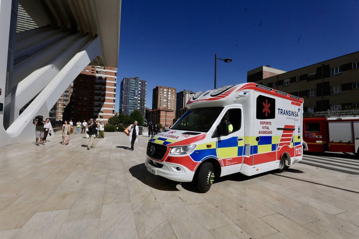Distintas imágenes del simulacro organizado por la Sociedad Española de Médicos de Familia en Oviedo.