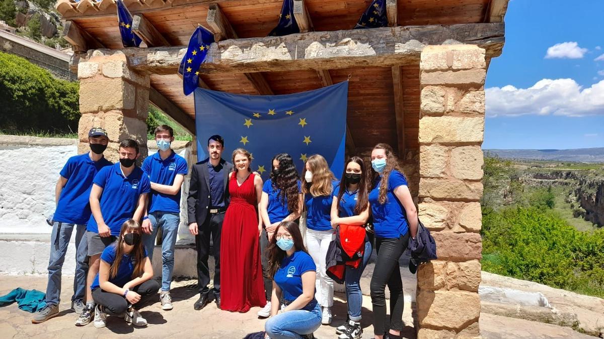 Una de las actividades por el Día de Europa que se celebró en Alpuente