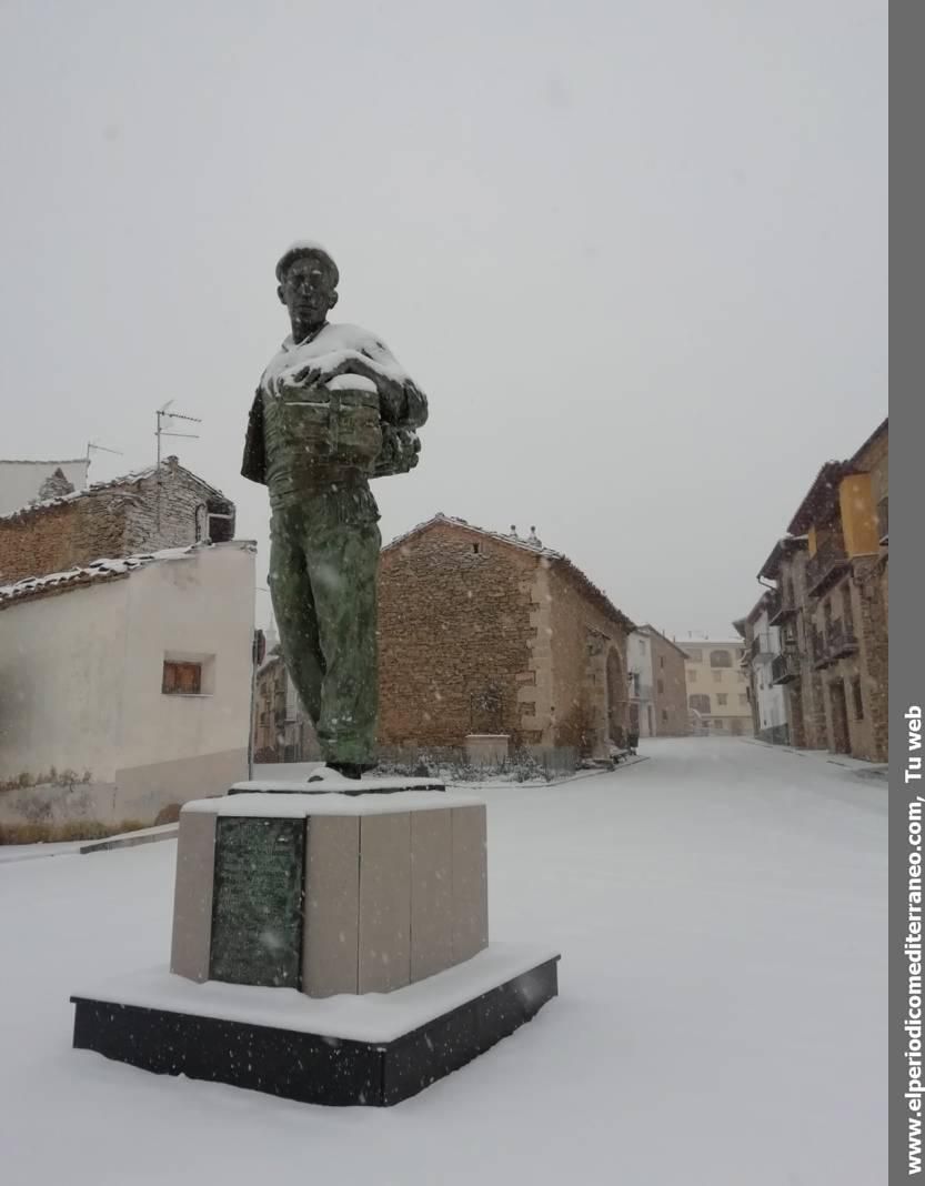 Cinctorres, cubierta por la nieve