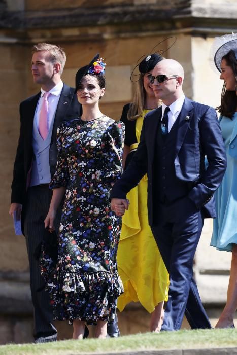 Tom Hardy y Charlotte Riley. / AFP PHOTO / POOL / Chris Jackson