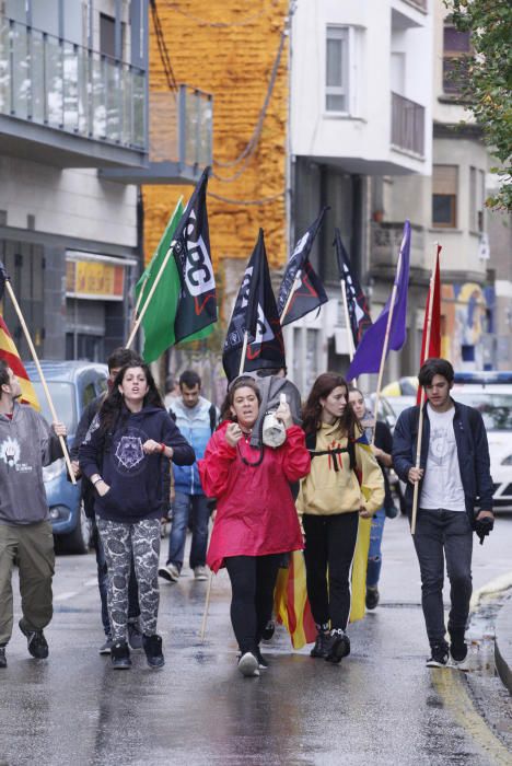 Protesta estudiantil a Girona.