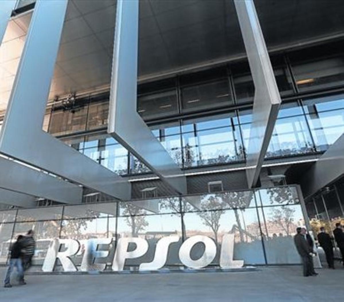 Sede corporativa 8Las oficinas centrales de la multinacional Repsol, en Madrid.