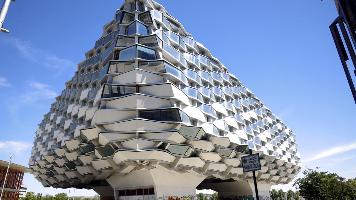El pabellón de Aragón en la Expo de Zaragoza en la actualidad no tiene ningún tipo de uso.