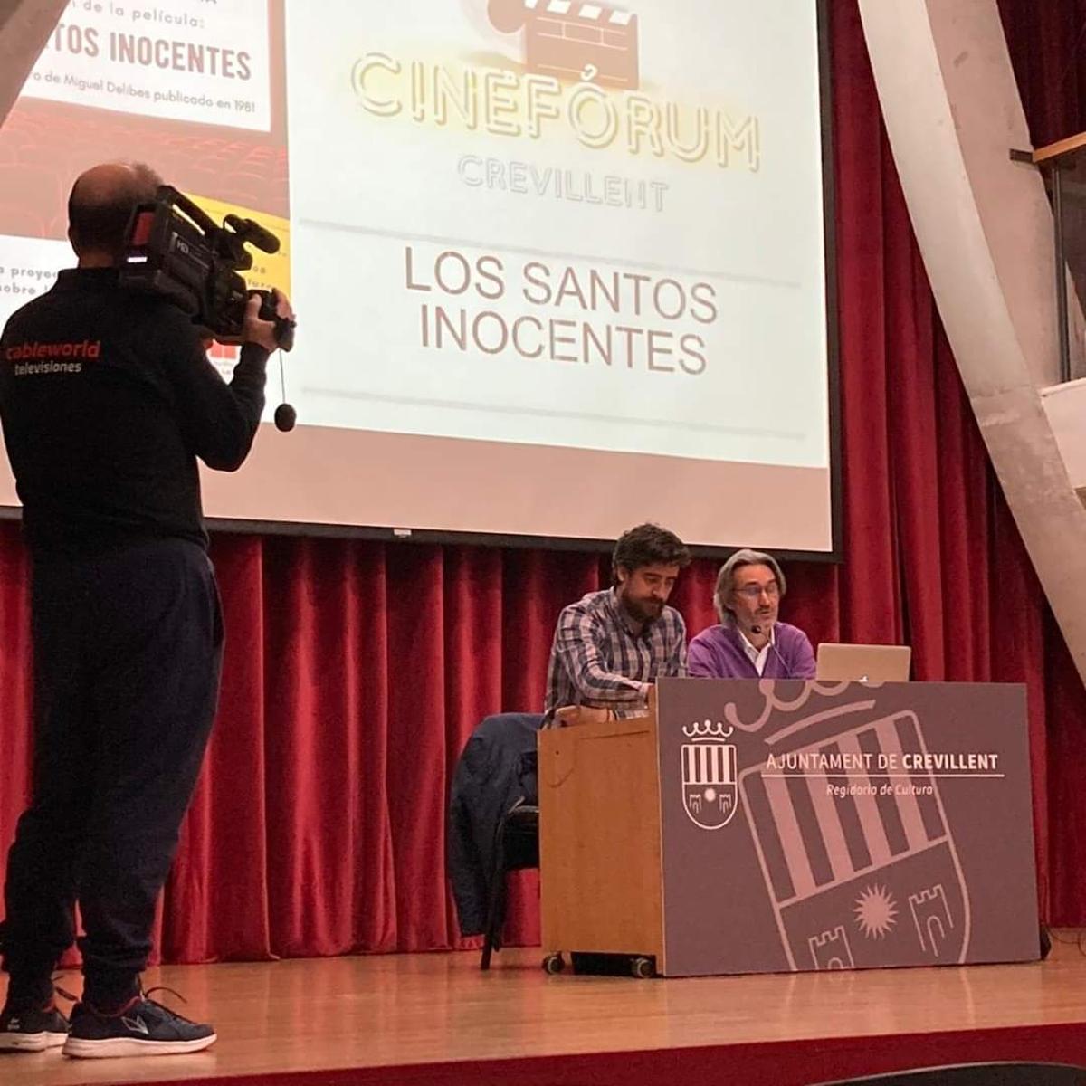 Una sesión de CInefórum Crevillent en imagen de archivo